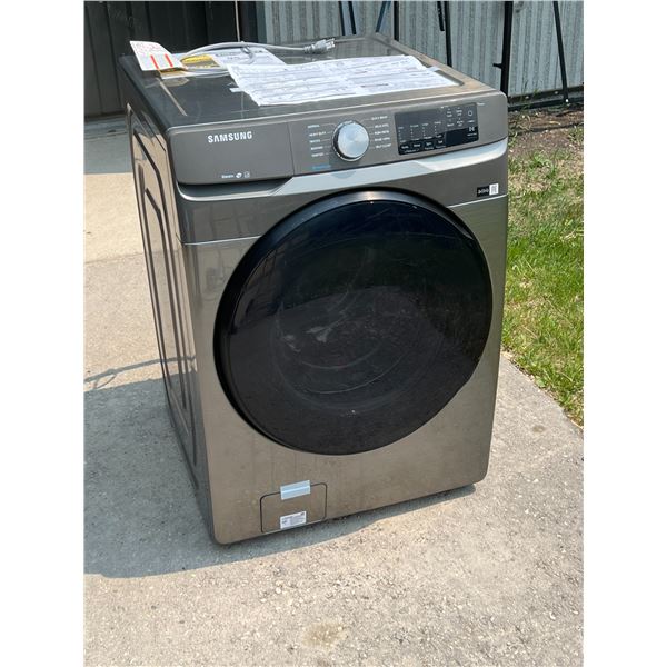 Samsung Front Loading Washer Washing Machine WF45R6100AP - Not tested, see photos