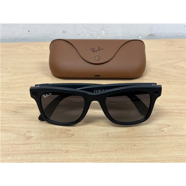 Ray-Ban Meta Wayfarer Sunglasses & case - no charger - see all photos for details - not tested