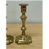 Image 3 : Pair Brass Candle Stick Holders 7.25"