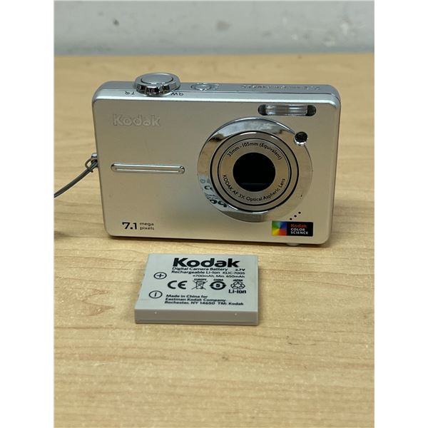 Kodak EasyShare C763 Digital Camera and battery - no charger or SD, not tested, see photos