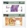 Image 2 : Aruba. Centrale Bank Van Aruba, 1990 & 2019, High Grade Issued Banknote Pair.