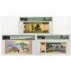 Image 2 : Belize, Chatham Islands, and Solomon Islands, 1996 to ND (2015), Trio of Issued and Specimen Banknot