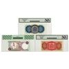 Image 2 : Bermuda. Bermuda Government and Bermuda Monetary Authority, 1957 to 1978, Issued Banknote Trio.