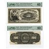 Image 1 : Brazil. Republic of the United States of Brazil, ND (1912), Obverse and Reverse Photo Proofs.