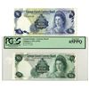 Image 1 : Cayman Islands. Cayman Islands Currency Board, L.1971 (1972), Issued Banknote Pair.