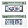 Image 1 : China. Central Bank of China, 1948, Uniface Obverse & Reverse Essay Color Trial Banknotes.