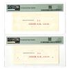 Image 2 : China. Central Bank of China, 1949, Uniface Obverse & Reverse Essay Printer's Design Specimen Bankno