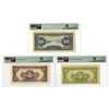 Image 2 : China. Central Reserve Bank of China, 1940, Issued Banknote Trio.