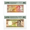 Image 1 : Congo Democratic Republic. National Bank of the Congo, 1968 and 1970, Specimen Banknote Pair.