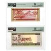 Image 2 : Congo Democratic Republic. National Bank of the Congo, 1968 and 1970, Specimen Banknote Pair.
