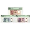 Image 1 : Congo Democratic Republic. Banque Centrale du Congo, 2007 to 2013, Issued Banknote Trio.