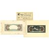 Image 1 : El Salvador. Banco Central de Reserve de El Salvador, 1935, Proof Banknote with Matching Proof Under