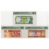 Image 1 : Fiji. Central Monetary Authority and Reserve Bank of Fiji, 1974 to 2007, Trio of Issued Banknotes