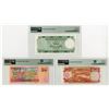 Image 2 : Fiji. Central Monetary Authority and Reserve Bank of Fiji, 1974 to 2007, Trio of Issued Banknotes
