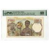 Image 1 : FWA. Banque de l'Afrique Occidentale, 1946, The First of 2 Sequential Issued Banknotes.