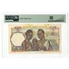 Image 2 : FWA. Banque de l'Afrique Occidentale, 1946, The First of 2 Sequential Issued Banknotes.