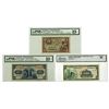Image 1 : Germany. Allied Occupation Post WWII and Bank Deutscher Lander, 1948 to 1949, Issued Banknote Trio.