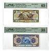 Image 1 : Haiti. Banque Nationale De La Republique D'Haiti, 1919 (ND 1950) and 1919 (ND 1965), Specimen Bankno