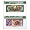 Image 1 : Haiti. Banque Nationale De La Republique D'Haiti, 1919 (ND 1967), Specimen Banknote Pair.
