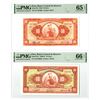 Image 1 : Peru. Banco Central de Reserva, 1958 and 1960, Issued Banknote Pair.