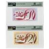 Image 2 : Saint Helena. Government of Saint Helena, 2012, Specimen Banknote Pair