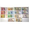Image 1 : Uganda. Bank of Uganda, 1993 to 2010, Group of 14 Issued Banknotes.