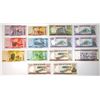 Image 2 : Uganda. Bank of Uganda, 1993 to 2010, Group of 14 Issued Banknotes.