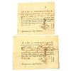 Image 1 : CT. Connecticut Pay-Table Office, 1781 and 1782, Tax Warrant Pair.