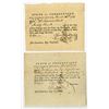 Image 1 : CT. Connecticut Pay-Table Office, 1782 Tax Warrant Pair