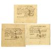 Image 1 : CT. Connecticut Pay-Table Office, 1782, Tax Warrant Trio.