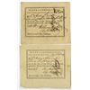 Image 1 : CT. Connecticut Pay-Table Office, 1783 Tax Warrant Pair