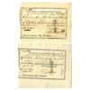 Image 1 : CT. Connecticut Pay-Table Office, 1787, Tax Warrant Pair.