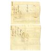 Image 2 : CT. Connecticut Pay-Table Office, 1787, Tax Warrant Pair.