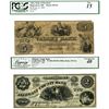 Image 1 : MD. Valley Bank and Allegany County Bank, 1855 and 1861, Issued Obsolete Banknote Pair.