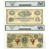 Image 2 : MI. Bank of Michigan and Erie & Kalamazoo Rail Road Bank, ND (1800s) and 1853, Remainder Banknote Pa
