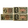 Image 1 : U.S. Fractional Currency, Fourth and Fifth Issue, 1863 to 1875 Issued Quartet