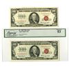 Image 1 : U. S. Legal Tender Note, $100, Series 1966, Fr.# 1550, Issued Banknote Pair.