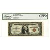 Image 1 : Hawaii. WWII Emergency Issue, $1, Fr.# 2300, Series of 1935A, The First of 2 Sequential Issued Bankn