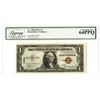 Image 1 : Hawaii. WWII Emergency Issue, $1, Fr.# 2300, Series of 1935A, The Second of 2 Sequential Issued Bank