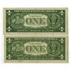 Image 2 : U.S. Silver Certificates, Series of 1957 Pair with Courtesy Autographs.