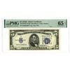 Image 1 : U.S. Silver Certificates, $5, Series of 1934D, Fr#1654Wi Wide I (RA Block), Issued Banknote.