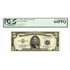 Image 1 : U.S. Silver Certificate, $5 Star Note, Series of 1953A, Fr. 1656* Issued Banknote.