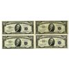 Image 1 : U.S. Silver Certificates, $10, Series of 1953 to Series 1953B, Issued Banknote Quartet.