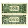 Image 2 : U.S. F.R.N. ,$1, Series of 1963B and Series 1988A, Both with Courtesy Autographs.