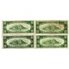 Image 2 : U.S. Federal Reserve Notes, $10, Series of 1928A to Series 1934C, Issued Banknote Quartet.