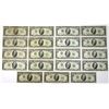 Image 1 : U.S. Federal Reserve Notes, $10, Series of 1934C to Series 1974, Issued Group of 17 Banknotes.