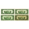 Image 2 : U.S. Federal Reserve Notes, $20, Series of 1928B, Fr.# 2052, Issued Group of 4 Banknotes.