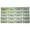 Image 2 : U.S. Federal Reserve Notes, $20, Series of 1934 and Series of 1934A, Issued Group of 20 Banknotes.