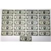 Image 1 : U.S. Federal Reserve Notes, $20, Series of 1934D, Fr.# 2058, Issued Group of 21 Banknotes.