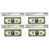 Image 1 : U.S. Federal Reserve Notes, $20 Series of 1950A*; 1950B*; 1950C*; and 1950D*, Issued Star Note Quart